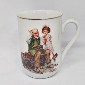 1982 Norman Rockwell Collector Cup - The Cobbler